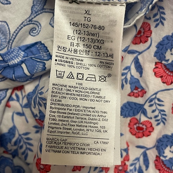 Gap Kids. Floral Patterned Sleeveless Top - Picture 4 of 5